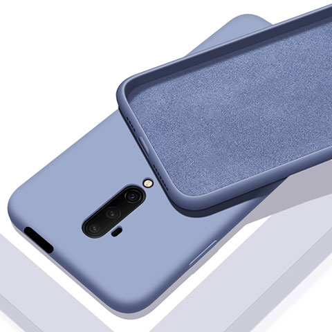 Custodia Silicone Ultra Sottile Morbida 360 Gradi Cover C04 per OnePlus 7T Pro Grigio