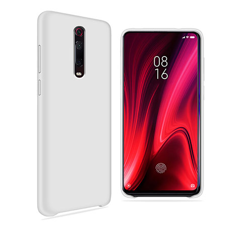 Custodia Silicone Ultra Sottile Morbida 360 Gradi Cover C04 per Xiaomi Mi 9T Pro Bianco