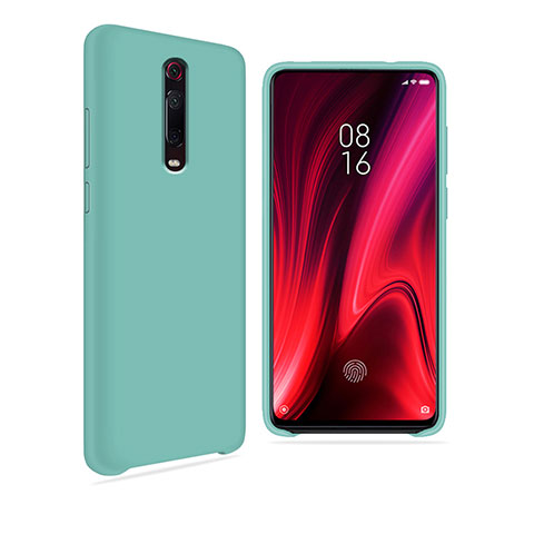 Custodia Silicone Ultra Sottile Morbida 360 Gradi Cover C04 per Xiaomi Redmi K20 Pro Ciano