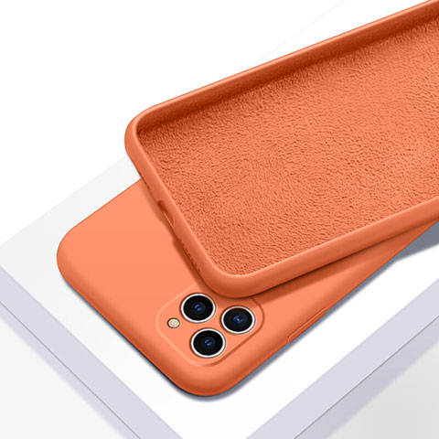 Custodia Silicone Ultra Sottile Morbida 360 Gradi Cover C05 per Apple iPhone 11 Pro Arancione