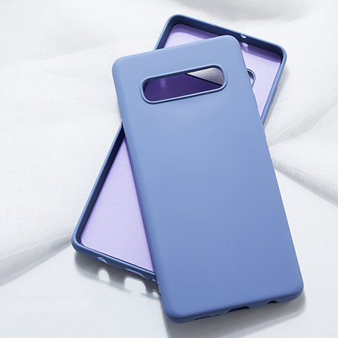 Custodia Silicone Ultra Sottile Morbida 360 Gradi Cover C05 per Samsung Galaxy S10 5G Viola