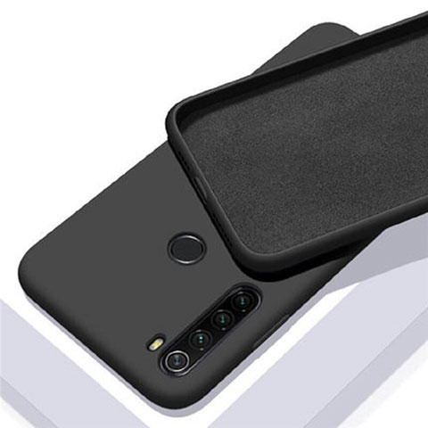 Custodia Silicone Ultra Sottile Morbida 360 Gradi Cover C05 per Xiaomi Redmi Note 8 Nero