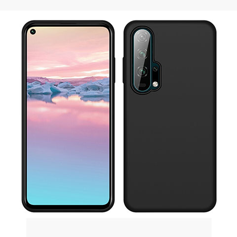 Custodia Silicone Ultra Sottile Morbida 360 Gradi Cover C06 per Huawei Honor 20 Pro Nero