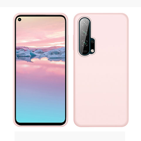 Custodia Silicone Ultra Sottile Morbida 360 Gradi Cover C06 per Huawei Honor 20 Pro Rosa