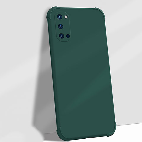 Custodia Silicone Ultra Sottile Morbida 360 Gradi Cover C06 per Oppo Reno4 Pro 5G Verde