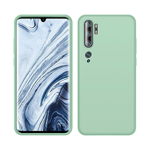 Custodia Silicone Ultra Sottile Morbida 360 Gradi Cover C08 per Xiaomi Mi Note 10 Pro Verde