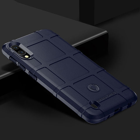 Custodia Silicone Ultra Sottile Morbida 360 Gradi Cover J01S per Samsung Galaxy M10 Blu