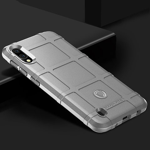 Custodia Silicone Ultra Sottile Morbida 360 Gradi Cover J01S per Samsung Galaxy M10 Grigio