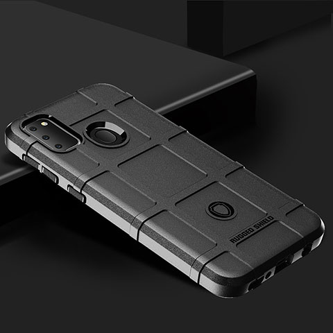 Custodia Silicone Ultra Sottile Morbida 360 Gradi Cover J01S per Samsung Galaxy M30s Nero