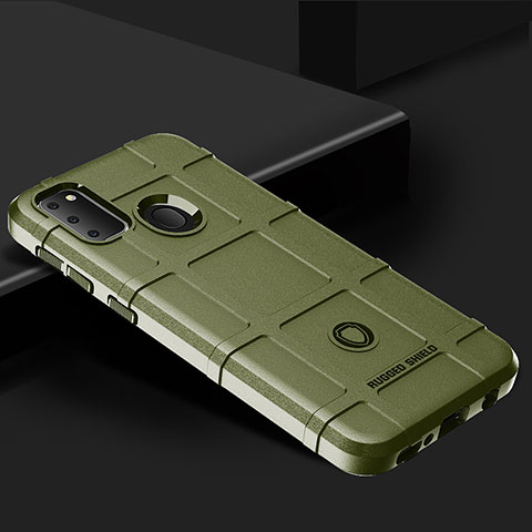 Custodia Silicone Ultra Sottile Morbida 360 Gradi Cover J01S per Samsung Galaxy M30s Verde