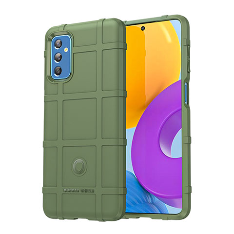 Custodia Silicone Ultra Sottile Morbida 360 Gradi Cover J01S per Samsung Galaxy M52 5G Verde