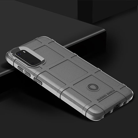 Custodia Silicone Ultra Sottile Morbida 360 Gradi Cover J01S per Samsung Galaxy S20 5G Grigio