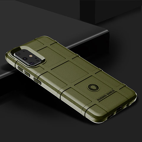 Custodia Silicone Ultra Sottile Morbida 360 Gradi Cover J01S per Samsung Galaxy S20 Plus 5G Verde