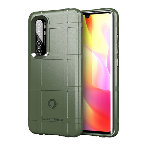 Custodia Silicone Ultra Sottile Morbida 360 Gradi Cover J01S per Xiaomi Mi Note 10 Lite Verde