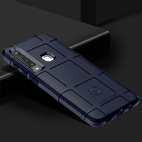 Custodia Silicone Ultra Sottile Morbida 360 Gradi Cover J02S per Samsung Galaxy A9s Blu