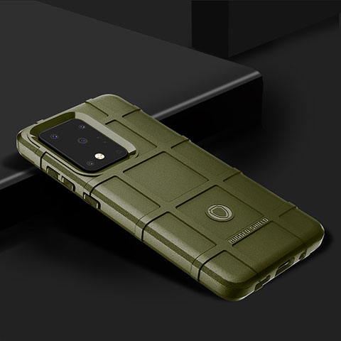Custodia Silicone Ultra Sottile Morbida 360 Gradi Cover J02S per Samsung Galaxy S20 Ultra 5G Verde