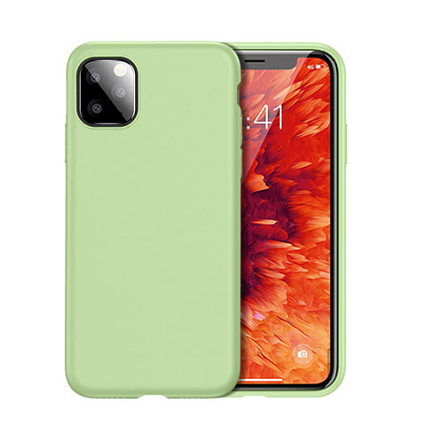 Custodia Silicone Ultra Sottile Morbida 360 Gradi Cover per Apple iPhone 11 Pro Verde