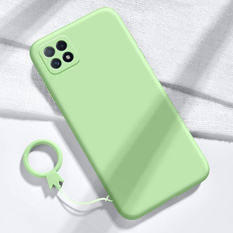 Custodia Silicone Ultra Sottile Morbida 360 Gradi Cover per Huawei Enjoy 20 5G Verde