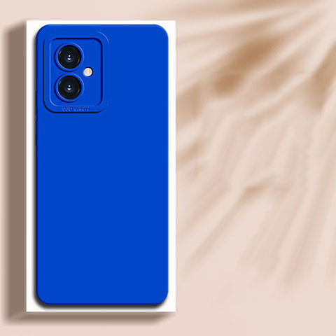Custodia Silicone Ultra Sottile Morbida 360 Gradi Cover per Huawei Honor 100 5G Blu