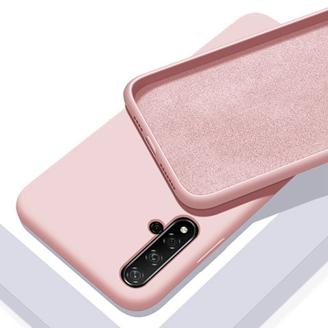 Custodia Silicone Ultra Sottile Morbida 360 Gradi Cover per Huawei Honor 20 Oro Rosa