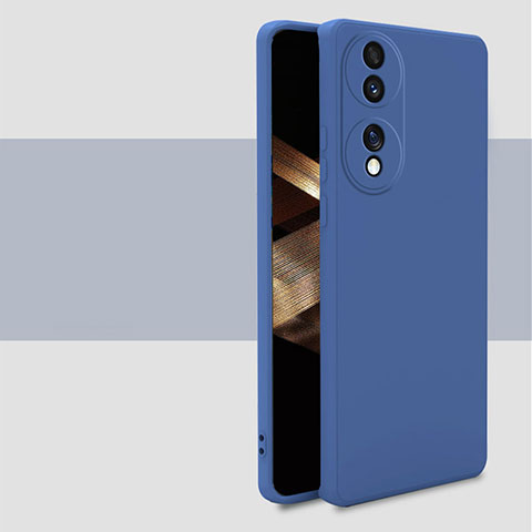 Custodia Silicone Ultra Sottile Morbida 360 Gradi Cover per Huawei Honor X7b Blu