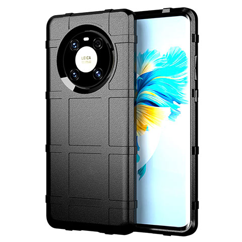 Custodia Silicone Ultra Sottile Morbida 360 Gradi Cover per Huawei Mate 40 Nero