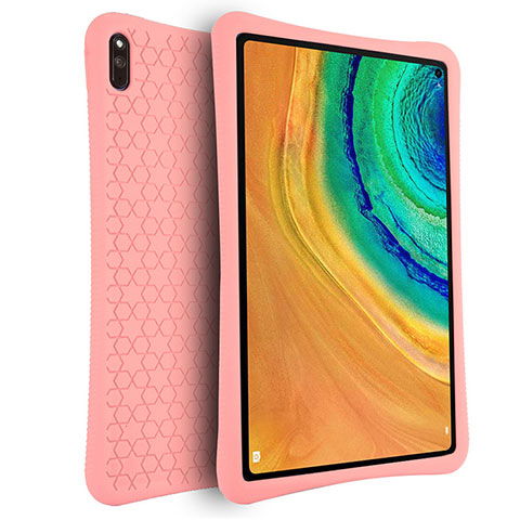 Custodia Silicone Ultra Sottile Morbida 360 Gradi Cover per Huawei MatePad Pro Rosa