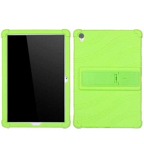 Custodia Silicone Ultra Sottile Morbida 360 Gradi Cover per Huawei MediaPad M6 10.8 Verde