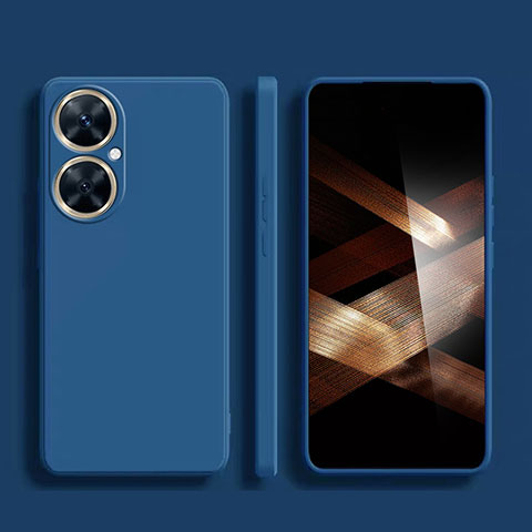 Custodia Silicone Ultra Sottile Morbida 360 Gradi Cover per Huawei Nova 11i Blu
