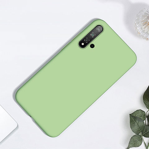 Custodia Silicone Ultra Sottile Morbida 360 Gradi Cover per Huawei Nova 5 Pro Verde