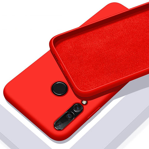 Custodia Silicone Ultra Sottile Morbida 360 Gradi Cover per Huawei Nova 5i Rosso