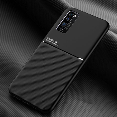 Custodia Silicone Ultra Sottile Morbida 360 Gradi Cover per Huawei Nova 7 Pro 5G Nero