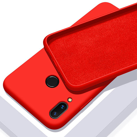 Custodia Silicone Ultra Sottile Morbida 360 Gradi Cover per Huawei P Smart+ Plus Rosso