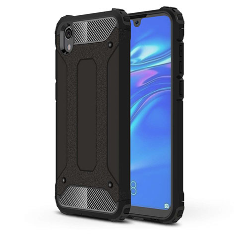 Custodia Silicone Ultra Sottile Morbida 360 Gradi Cover per Huawei Y5 (2019) Nero