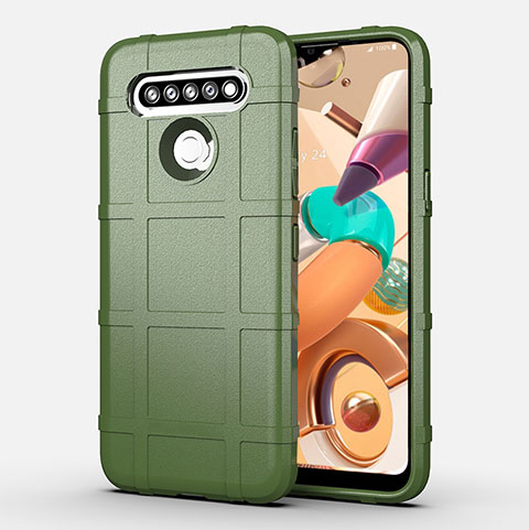 Custodia Silicone Ultra Sottile Morbida 360 Gradi Cover per LG K41S Verde