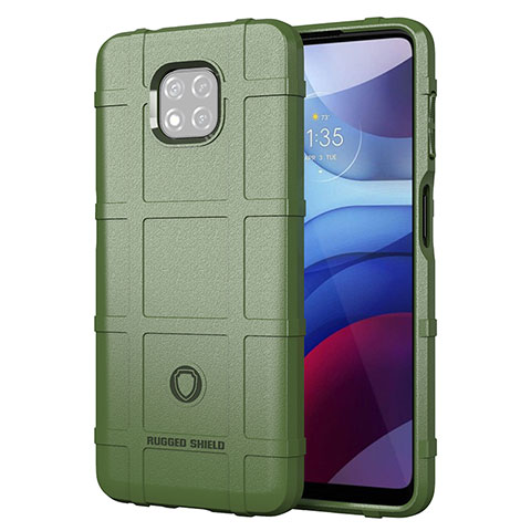 Custodia Silicone Ultra Sottile Morbida 360 Gradi Cover per Motorola Moto G Power (2021) Verde