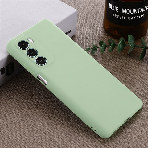 Custodia Silicone Ultra Sottile Morbida 360 Gradi Cover per Motorola Moto G200 5G Verde