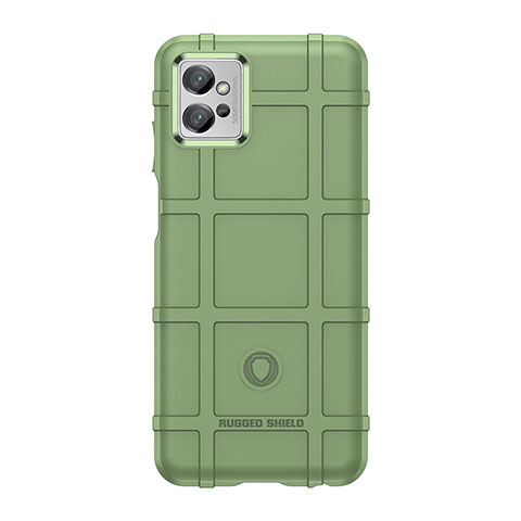 Custodia Silicone Ultra Sottile Morbida 360 Gradi Cover per Motorola Moto G32 Verde