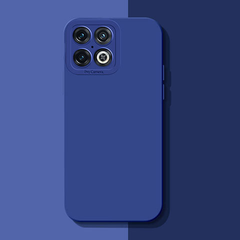 Custodia Silicone Ultra Sottile Morbida 360 Gradi Cover per OnePlus 10 Pro 5G Blu
