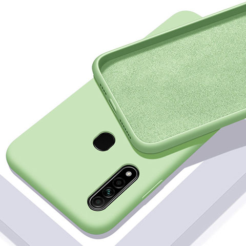 Custodia Silicone Ultra Sottile Morbida 360 Gradi Cover per Oppo A31 Verde