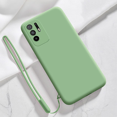 Custodia Silicone Ultra Sottile Morbida 360 Gradi Cover per Oppo A94 5G Verde