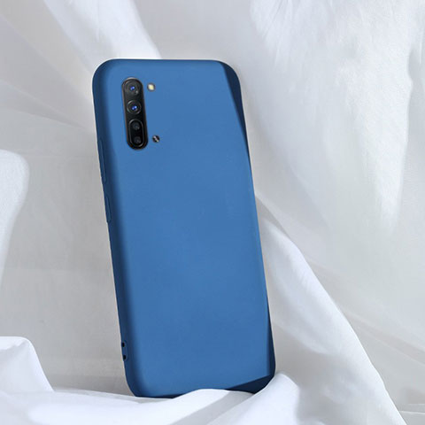 Custodia Silicone Ultra Sottile Morbida 360 Gradi Cover per Oppo Find X2 Lite Blu
