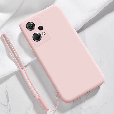 Custodia Silicone Ultra Sottile Morbida 360 Gradi Cover per Oppo K10X 5G Rosa