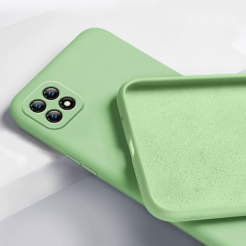 Custodia Silicone Ultra Sottile Morbida 360 Gradi Cover per Oppo Reno4 SE 5G Verde Pastello