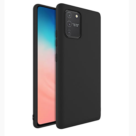 Custodia Silicone Ultra Sottile Morbida 360 Gradi Cover per Samsung Galaxy S10 Lite Nero