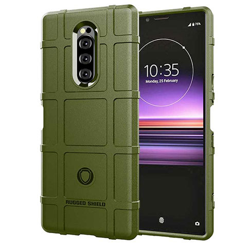 Custodia Silicone Ultra Sottile Morbida 360 Gradi Cover per Sony Xperia XZ4 Verde