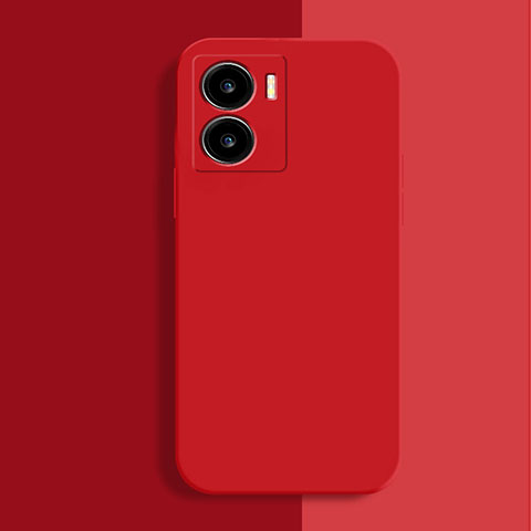 Custodia Silicone Ultra Sottile Morbida 360 Gradi Cover per Vivo iQOO Z7 5G Rosso