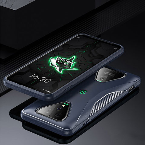 Custodia Silicone Ultra Sottile Morbida 360 Gradi Cover per Xiaomi Black Shark 3 Blu