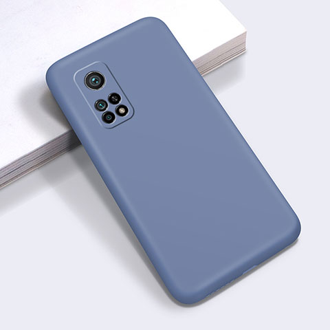 Custodia Silicone Ultra Sottile Morbida 360 Gradi Cover per Xiaomi Mi 10T 5G Grigio Lavanda