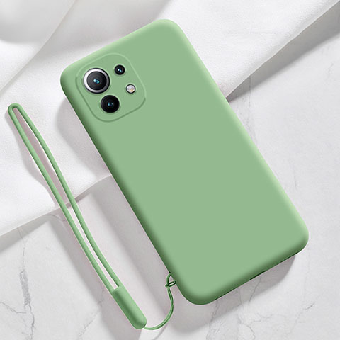 Custodia Silicone Ultra Sottile Morbida 360 Gradi Cover per Xiaomi Mi 11 5G Verde